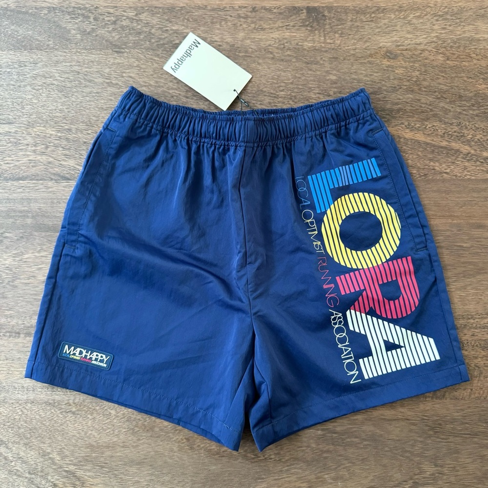 MadHappy LORA Running Shorts in Blue NWT